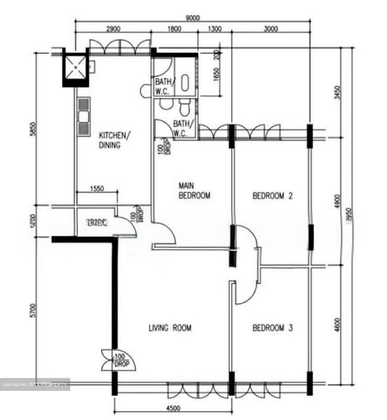 Blk 229 Boundary Ville (Serangoon), HDB 4 Rooms #591564931